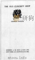 THE OLD CURIOSITY SHOP   1950  PDF电子版封面    CHARLES DICKENS 