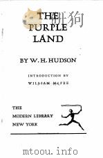 THE PURPLE LAND（1904 PDF版）