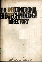 THE INTERNATIONAL BIOTECHNOLOGY DIRECTORY 1991（ PDF版）