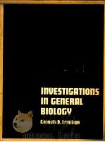 INVESTIGATIONS IN GENERAL BIOLOGY（ PDF版）