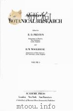 ADVANCES IN BOTANICAL RESEARCH  VOLUME 4     PDF电子版封面  0120059045  R.D.PRESTON AND H.W.WOOLHOUSE 