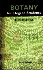BOTANY FOR DEGREE STUDENTS  FIFTH EDITION     PDF电子版封面    A.C.DUTTA 