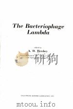 THE BACTERIOPHAGE LAMBDA（1971 PDF版）