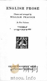 ENGLISH PROSE VOLUME IV LANDOR to HOLMES   1932  PDF电子版封面    WILLIAM PEACOCK 