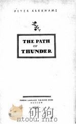 THE PATH OF THUNDER（1954 PDF版）