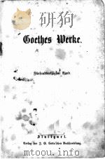 GOETHES WERKE 35-36   1867  PDF电子版封面     