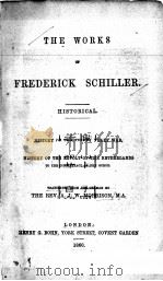 THE WORKS OF FREDERICK SCHILLER（1860 PDF版）