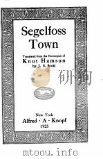 Segelfoss Town   1925  PDF电子版封面    Knut Hamsun and J. S. Scott 