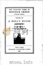 A DOLL‘S HOUSE CHOSTS VOLUME VII   1925  PDF电子版封面     