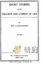 SHORT STORIES OF THE TRAGEDY AND COMEDY OF LIFE VOL. XVII   1903  PDF电子版封面     