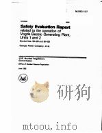 SAFETY EVALUATION REPORT NUREG-1137 UNITS 1 AND 2  DOCKET NOS.50-424 AND 50-425 1（ PDF版）