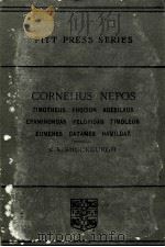 CORNELIUS NEPOS TIMOTHEUS PHOCION AGESILAUS EPAMINONDAS PELOPIDAS TIMOLEON EUMENES DATAMES HAMILCAR（1897 PDF版）