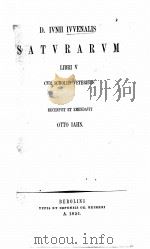 SATVRARVM V.Ⅰ   1851  PDF电子版封面    OTTO IAHN 