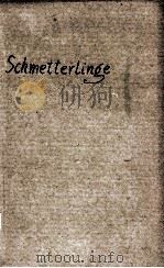 SCHMETTERLINGE（1921 PDF版）