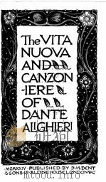 THE VITA NUOVA AND CANZONIERE OF DANTE ALIGHIERI（1924 PDF版）