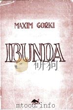 IBUNDA   1956  PDF电子版封面    MAXIM GORKI 