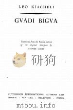 GVADI BIGVA     PDF电子版封面    LEO KIACHELI 