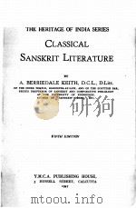 THE HERITAGE OF INDIA SERIES CLASSICAL SANSKRIT LITERATURE（1947 PDF版）