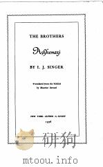 THE BROTHERS ASJLEMAZO（1936 PDF版）