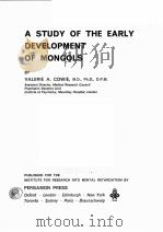 A STUDY OF THE EARLY DEVELOPMENT OF MONGOLS（ PDF版）