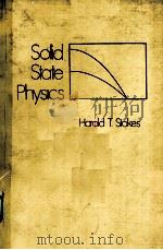 SOLID STATE PHYSICS     PDF电子版封面  0205105084  HAROLD T.STOKES 