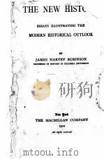 THE NEW HISTORY   1922  PDF电子版封面    JAMES HARVEY ROBINSON 