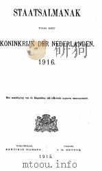 STAATSALMANAK VOOR HET KONINKRIJK DER NEDERLANDEN 1916   1915  PDF电子版封面     