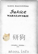 SZKICE WARSZAWSKIE   1955  PDF电子版封面     