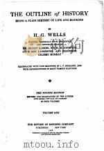 THE OUTLINE OF HISTORY THE FOURTH EDITION VOLUME ONE   1922  PDF电子版封面    H.G.WELLS 