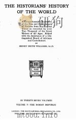 THE HISTORIANS‘ HISTORY OF THE WORLD VOLUME V   1926  PDF电子版封面     