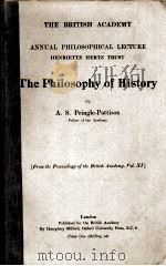 THE PHILOSOPHY OF HISTORY（1923 PDF版）
