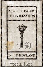 A BRIEF HISTORY OF CIVILIZATION（1925 PDF版）