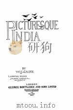 PICTURE SQUE INDIA   1890  PDF电子版封面    W. S. CAINE 