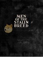 MEN OF THE STALIN BREED   1945  PDF电子版封面     