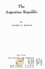 THE ARGENTINE REPUBLIC（1945 PDF版）