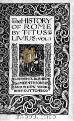 THE HISTORY OF ROME VOLUME Ⅰ（ PDF版）