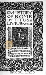 THE HISTORY OF ROME VOLUME Ⅲ（ PDF版）