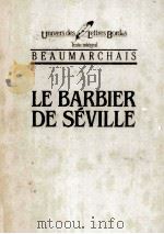 LE BARBIER DE SEVILLE     PDF电子版封面  204016006X  BEAUMARCHAIS 