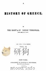 HISTORY OF GREECE VOL.Ⅱ（1845 PDF版）