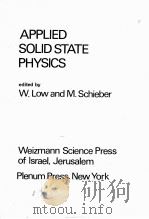 APPLIED SOLID STATE PHYSICS（ PDF版）