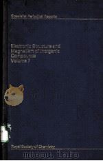 ELECTRONIC STRUCTURE AND MAGNETISM OF INORGANIC COMPOUNDS  VOLUME 7     PDF电子版封面  0851863019  P.DAY 
