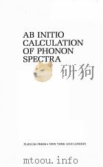 AB INITIO CALCULATION OF PHONON SPECTRA     PDF电子版封面  0306411199  J.T.DEVREESE AND V.E.VAN DOREN 