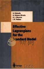 EFFECTIVE LAGRANGIANS FOR THE STANDARD MODEL     PDF电子版封面  3540625704  A.DOBADO，A.GOMEZ-NICOLA，A.L.MA 