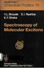 SPECTROSCOPY OF MOLECULAR EXCITONS（ PDF版）