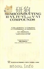 SEMICONDUCTING 2-6，4-6，AND 5-6 COMPOUNDS（ PDF版）