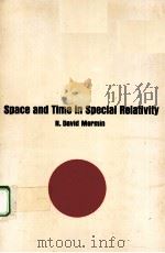 SPACE AND TIME IN SPECIAL RELATIVITY（ PDF版）