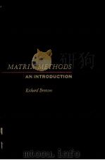MATRIX METHODS AN INTRODUCTION（ PDF版）