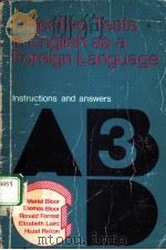 OBJECTIVE TESTS IN ENGLISH AS A FOREIGN LANGUAGE  TEACHER‘S BOOK     PDF电子版封面  0333124928   