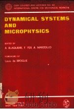 DYNAMICAL SYSTEMS AND MICROPHYSICS（ PDF版）