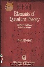 ELEMENTS OF QUANTUM THEORY  SECOND EDITION  REVISED AND ENLARGED（1976 PDF版）